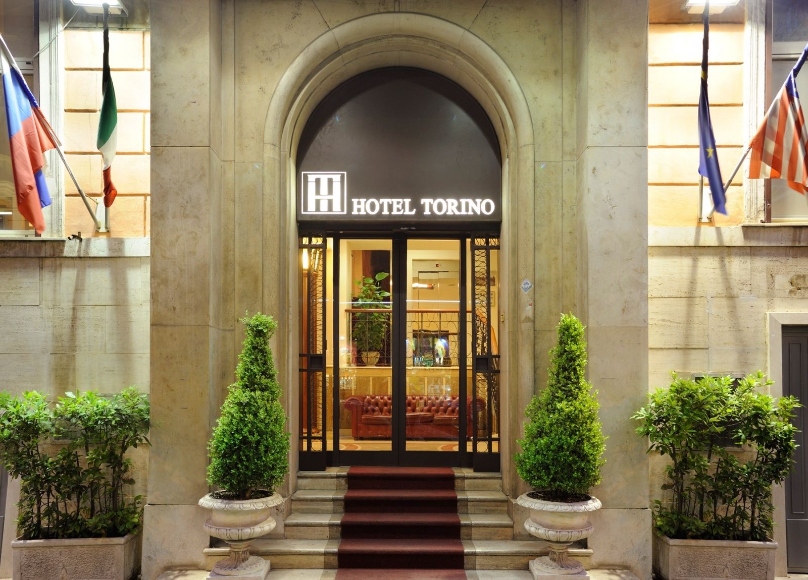 Hotel Torino Roma Esterno foto